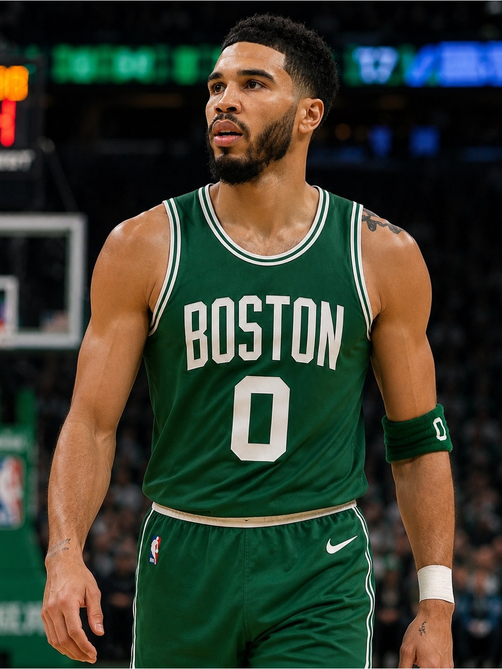 NBA Green Team Basketball Jersey with Official NBA Label